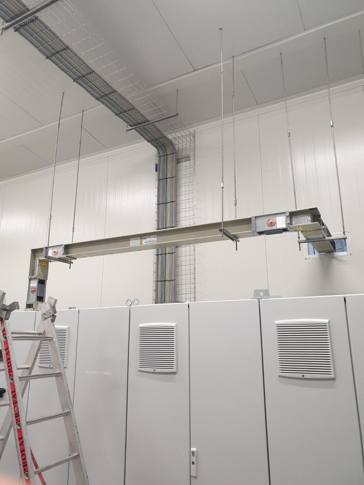 Busbar installation at GEBERIT factory, Dravograd